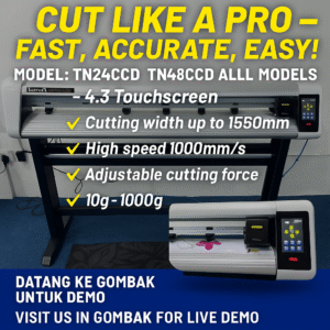 🖨️ Teneth TN48CCD – 48 Inch Cutting Plotter with CCD Camera